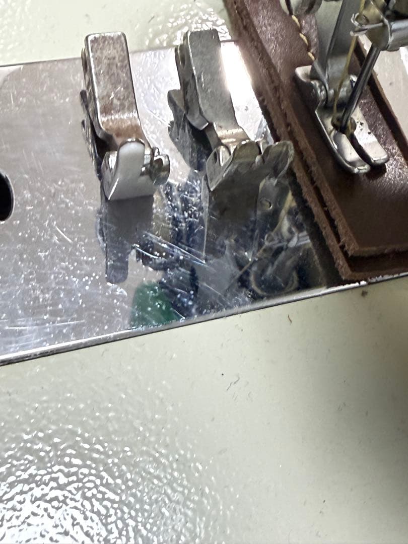 極太00番糸対応■JUKI直線縫い&千鳥縫い■電動+手廻しカスタムミシン■レザー