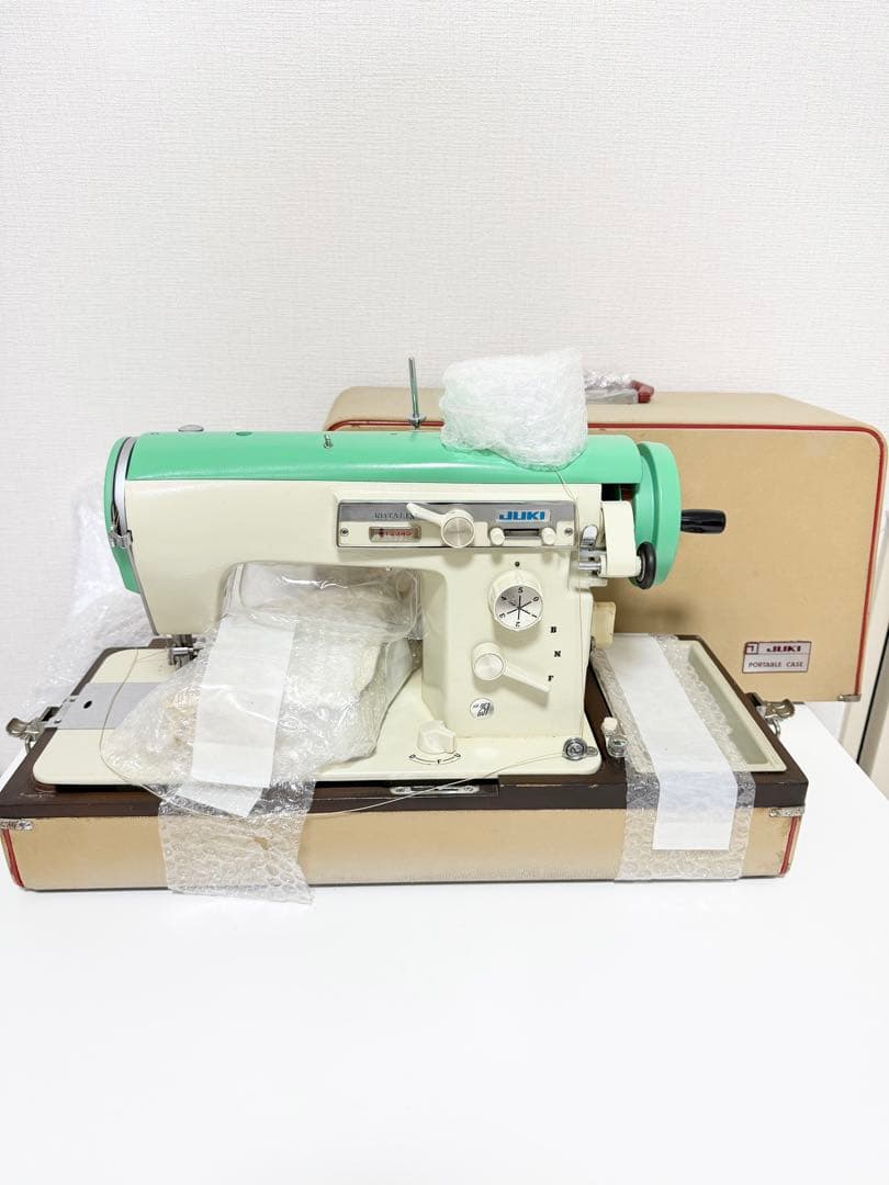 極太00番糸対応■JUKI直線縫い&千鳥縫い■電動+手廻しカスタムミシン■レザー