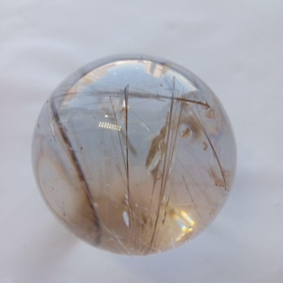 ルチルクオーツ　５センチ玉(4.5〜5)