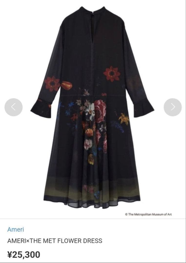 本日限定お値下げ！AMERI THE MET FLOWER DRESS