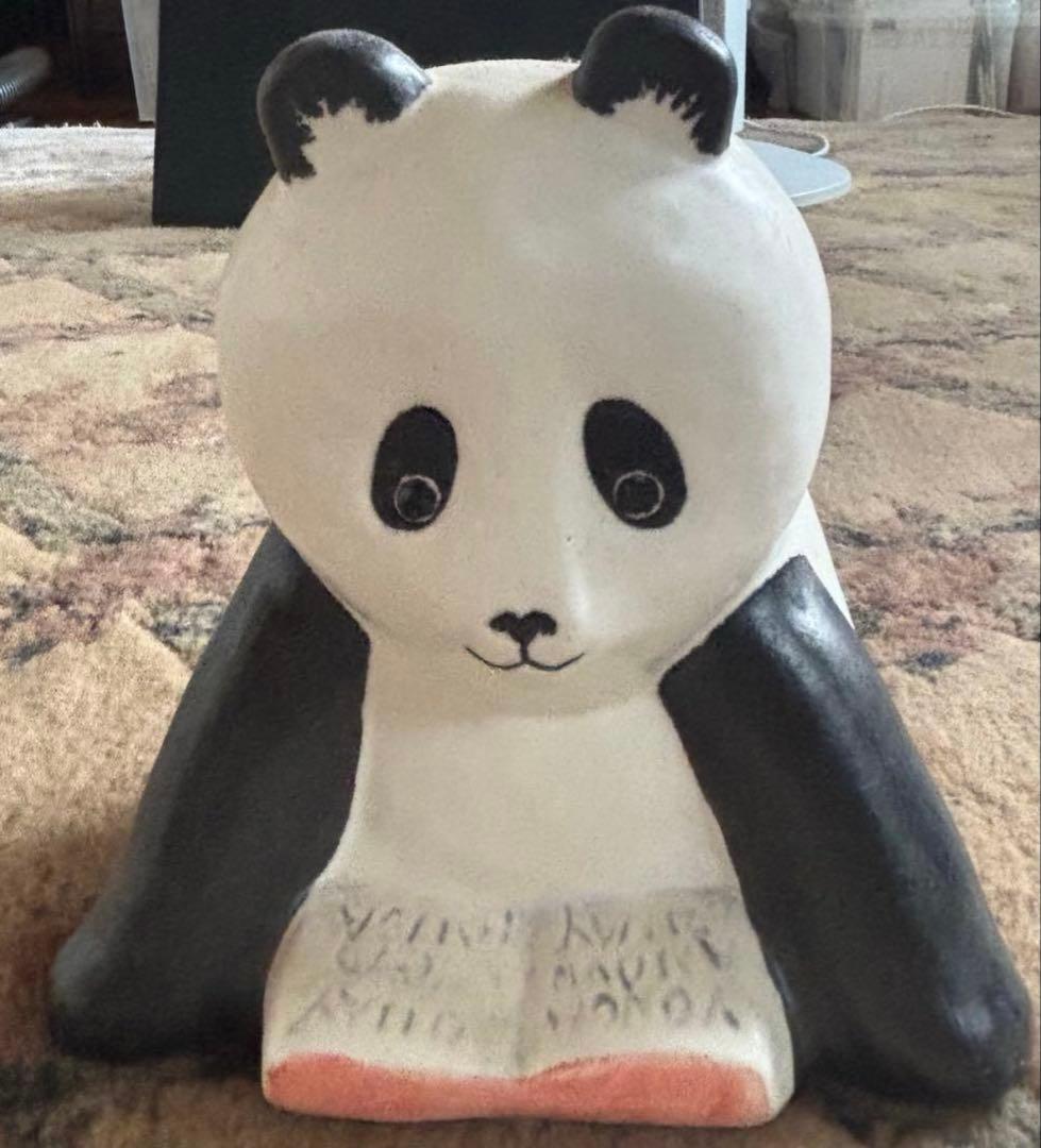 最後 非売品　未開封⭐︎リサラーソン　パンダ　陶器　yonda?