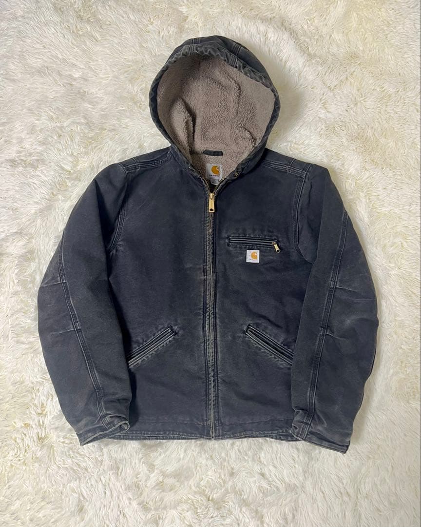 [良フェード] Sサイズ　カーハート　シエラジャケット　ブラック