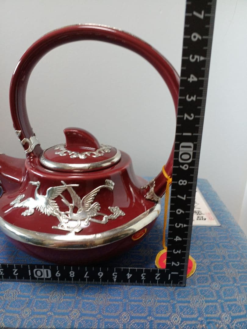 中国錫細工茶器　未使用品