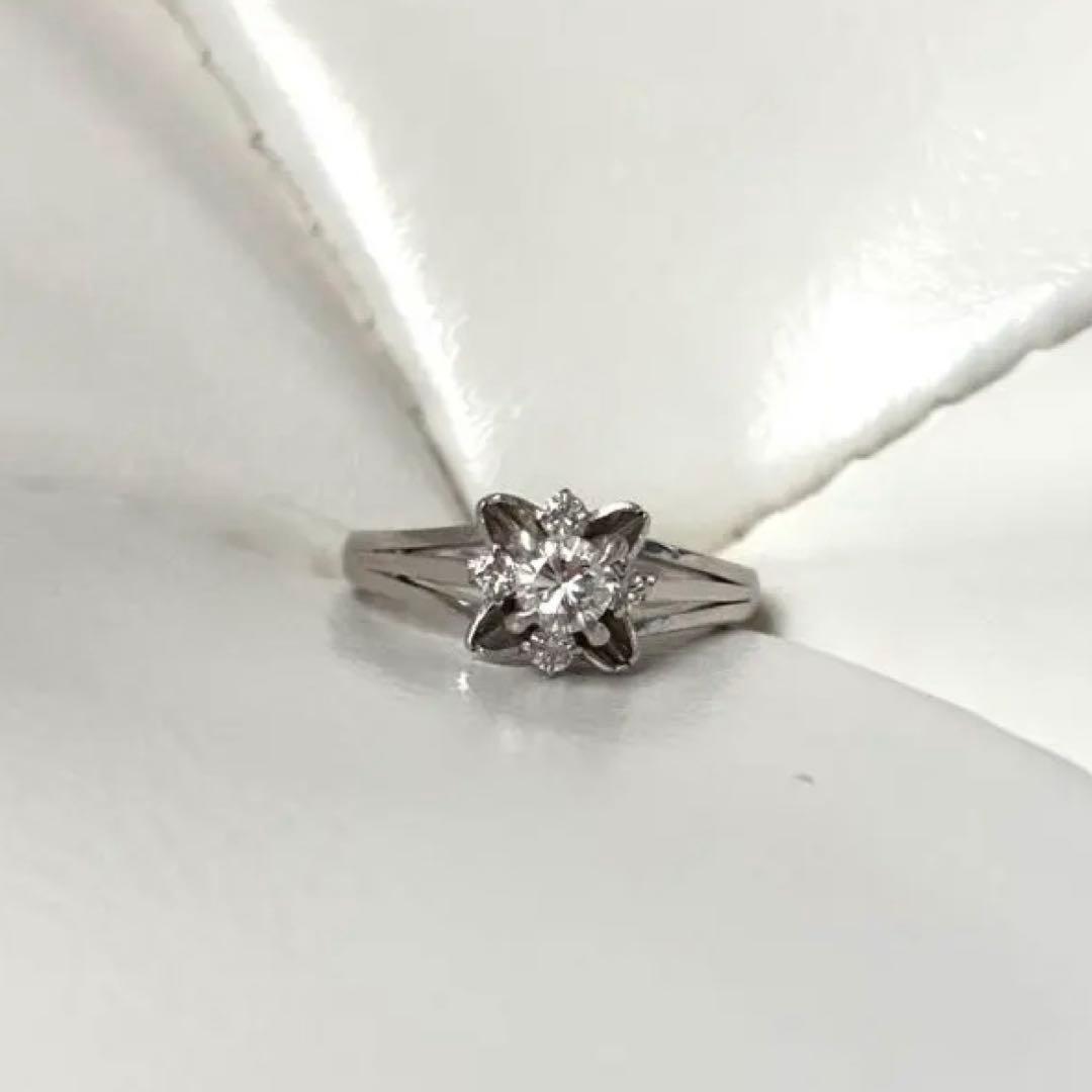 プラチナ　ダイヤモンドリング
