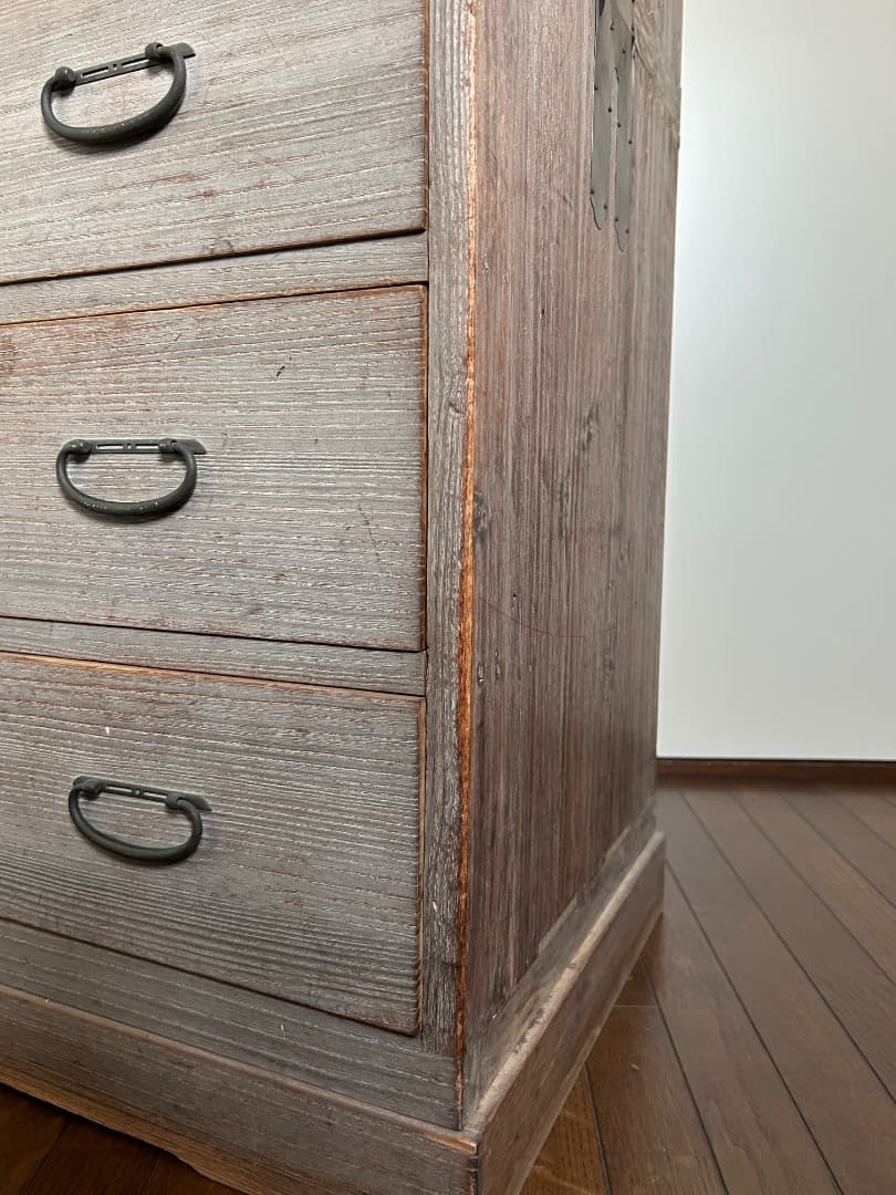 【中古品】桐箪笥　和箪笥　着物収納　桐製　レトロ　時代家具