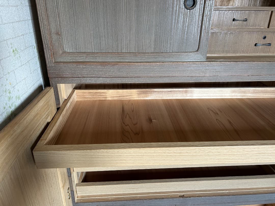 【中古品】桐箪笥　和箪笥　着物収納　桐製　レトロ　時代家具