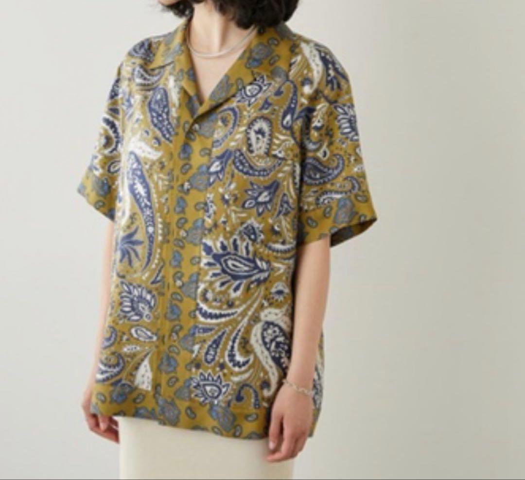 BANANATIME（ウィムガゼット）シルクペイズリーシャツ