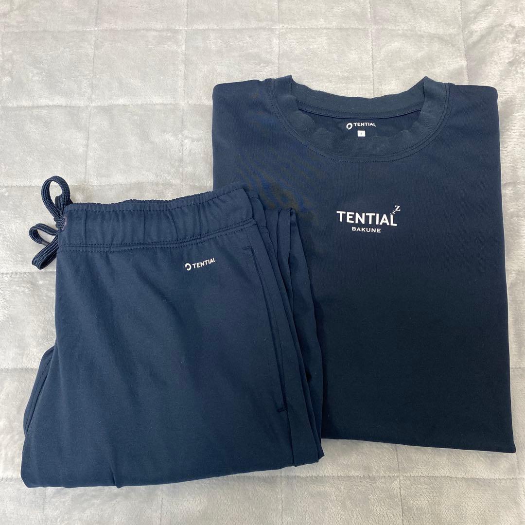 BAKUNE Dry 上下セットネイビー S 長袖長ズボン