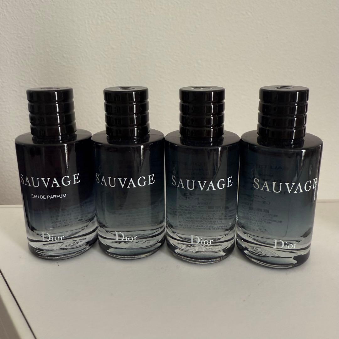 【October】dior ソヴァージュ　パルファン　10ml 四つセット