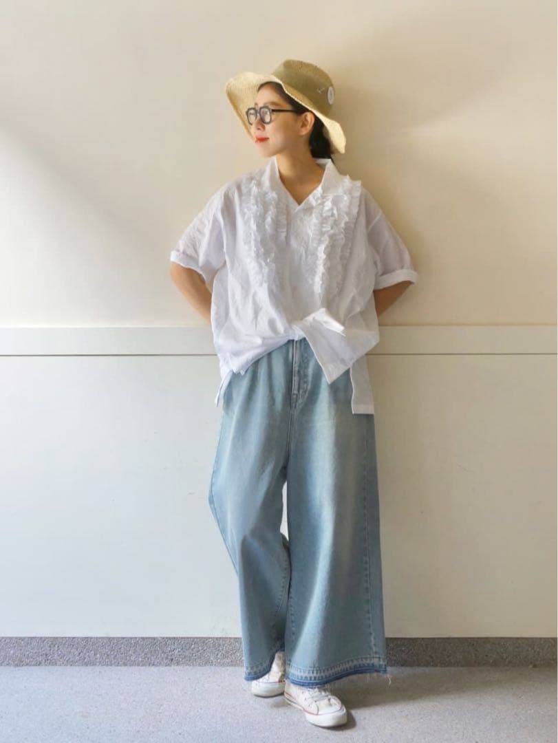 【coppell 様】TOUJOURS オープンカラーショートスリーブシャツ