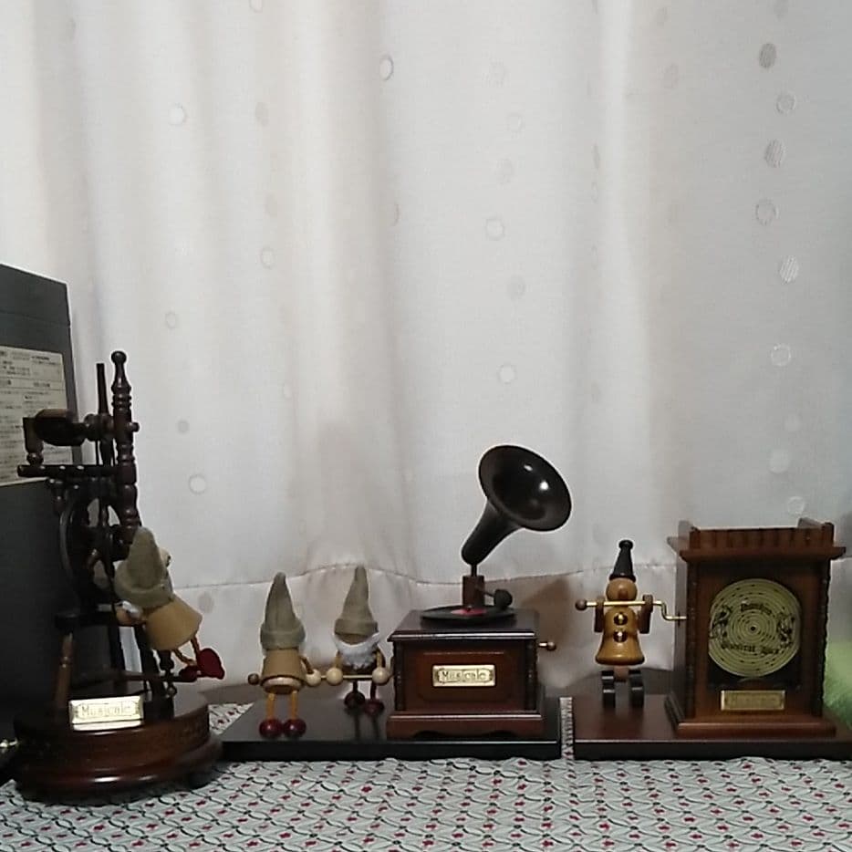 木製オルゴール7点