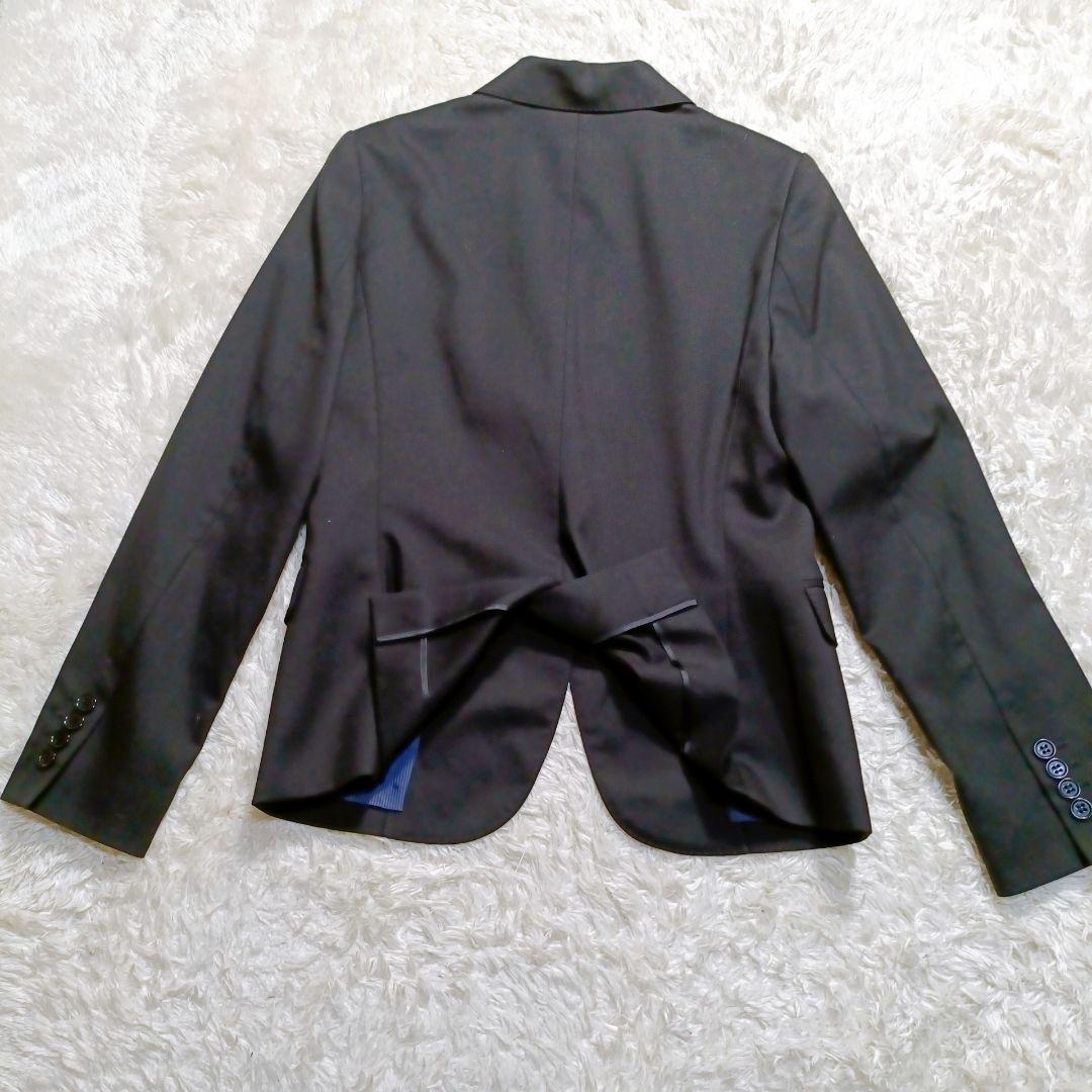 大きいサイズ UNTITLED アンタイトル パンツスーツ XL ブラックシルク