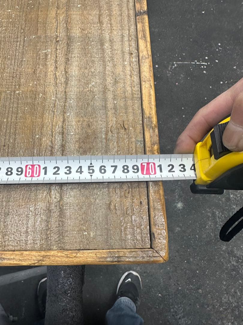 古木テーブル天板　ちゃぶ台　カウンター　座卓　クリア仕上げ　キャンプにも使えます