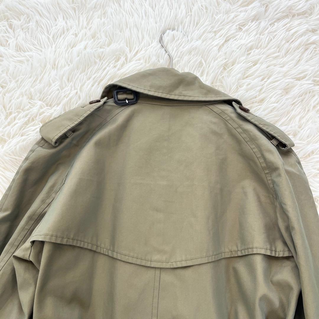 マッキントッシュ ウールライナー付きトレンチコート ロング カーキ 玉虫色 英国