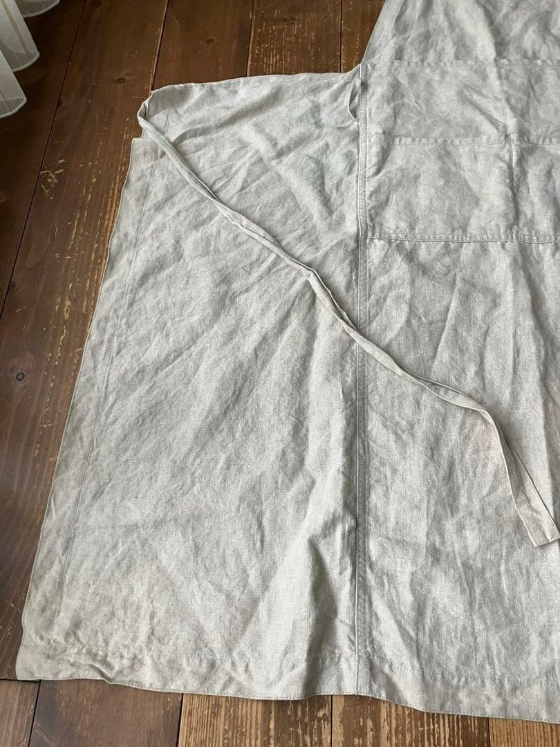 ARTS&SCIENCE アーツ&サイエンス エプロン ベージュ 生成り 9