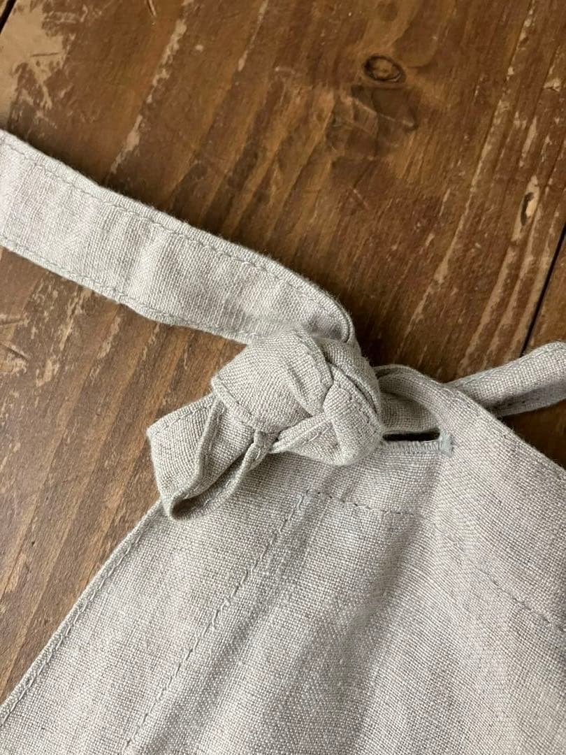 ARTS&SCIENCE アーツ&サイエンス エプロン ベージュ 生成り 9