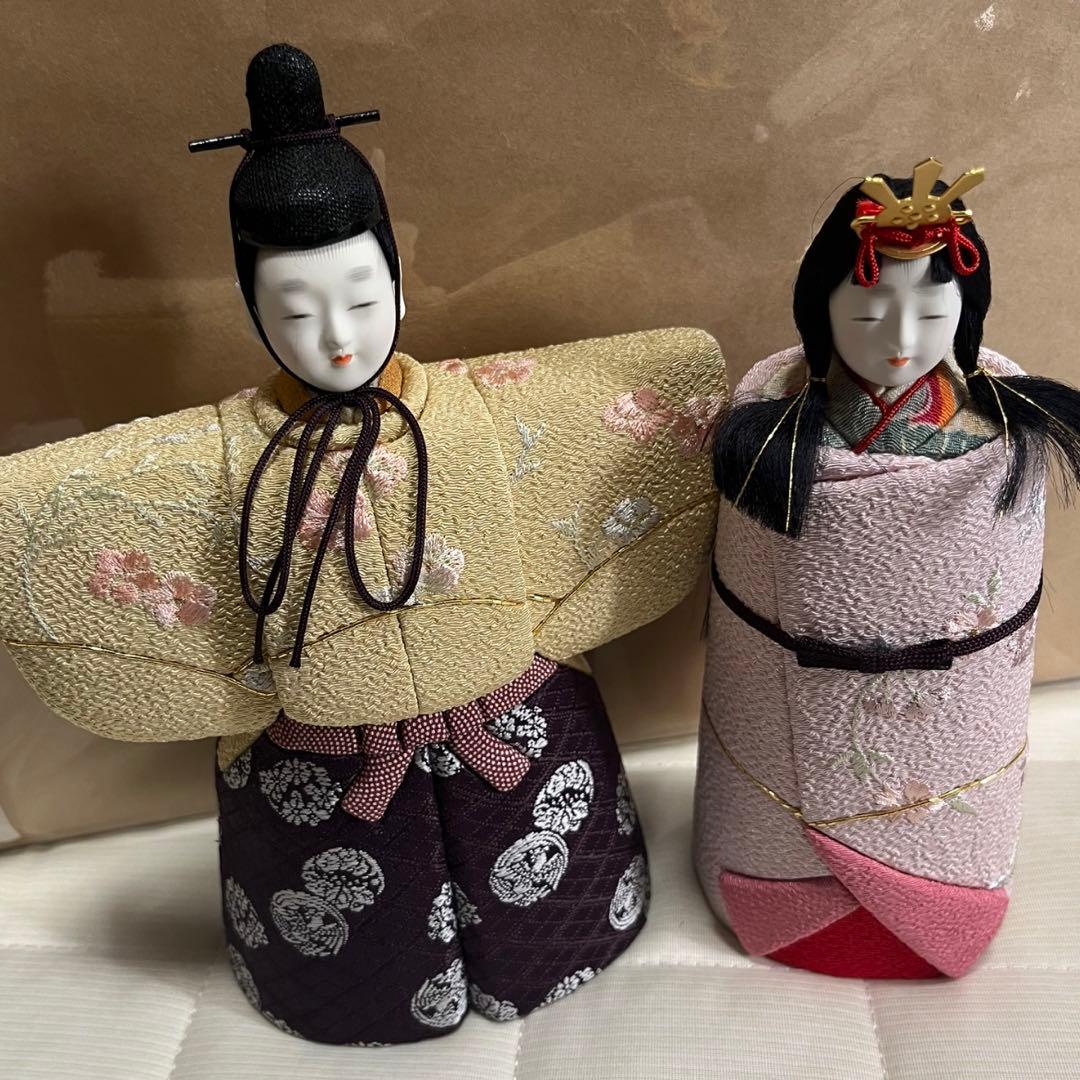 最終値下げ！立ち雛　木目込み人形 人形のみ　大里　彩作