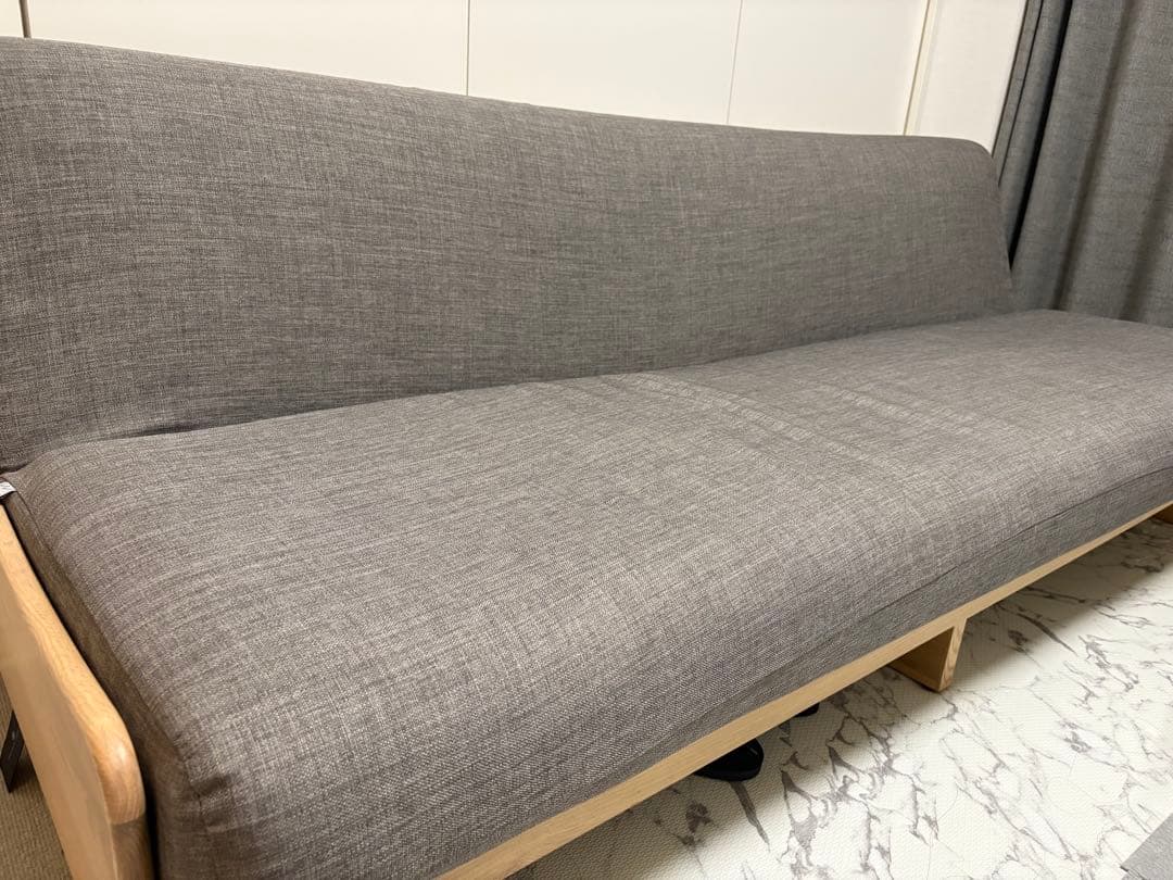 3人掛けソファ・ベッドスタイル　ごろ寝ソファ　モーブル　【送料込み】