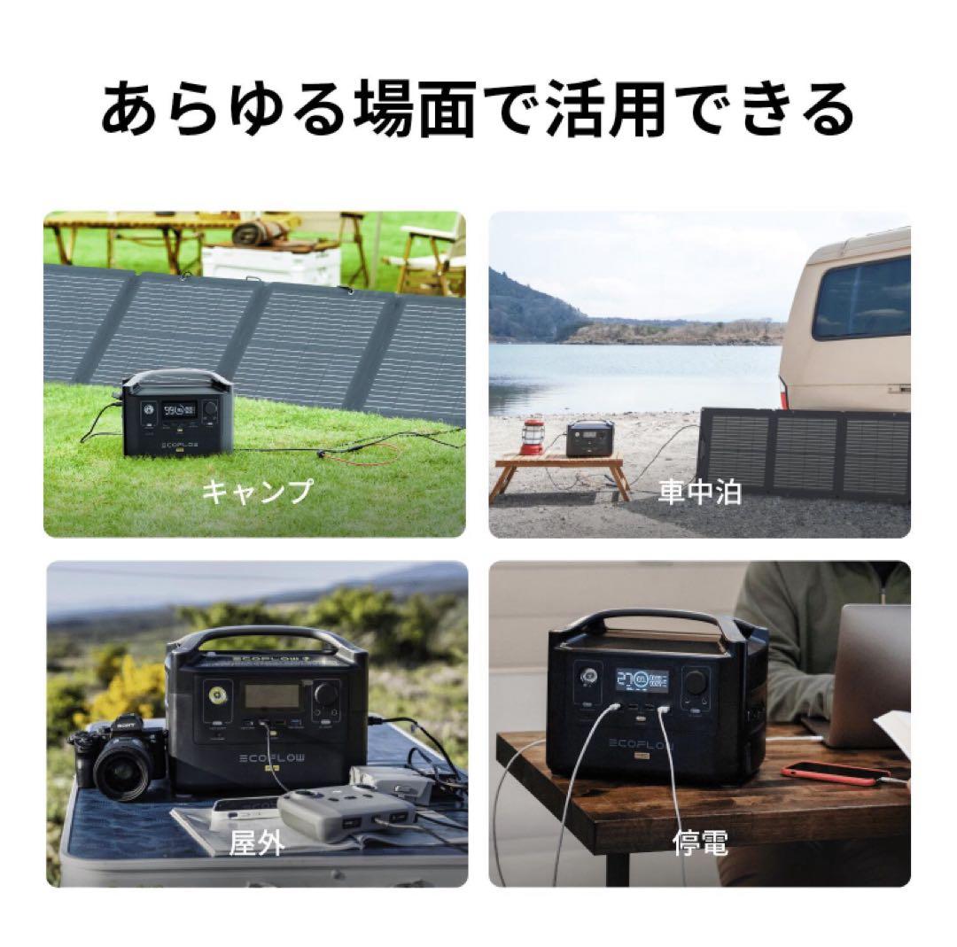 新品未使用EcoFlow ソーラーパネル 110W｜ポータブル電源対応・防災