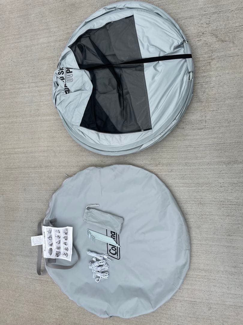 【美品】コールマン ポップアップシェード DR ダークルーム Coleman