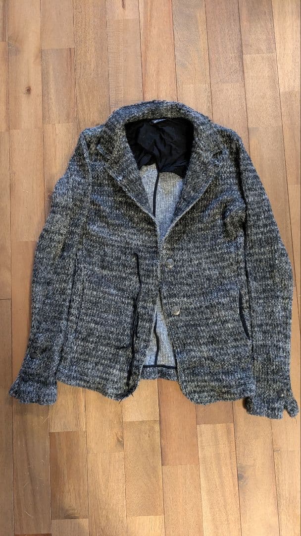 【値下げ】14th Addiction グレー ニットカーディガン