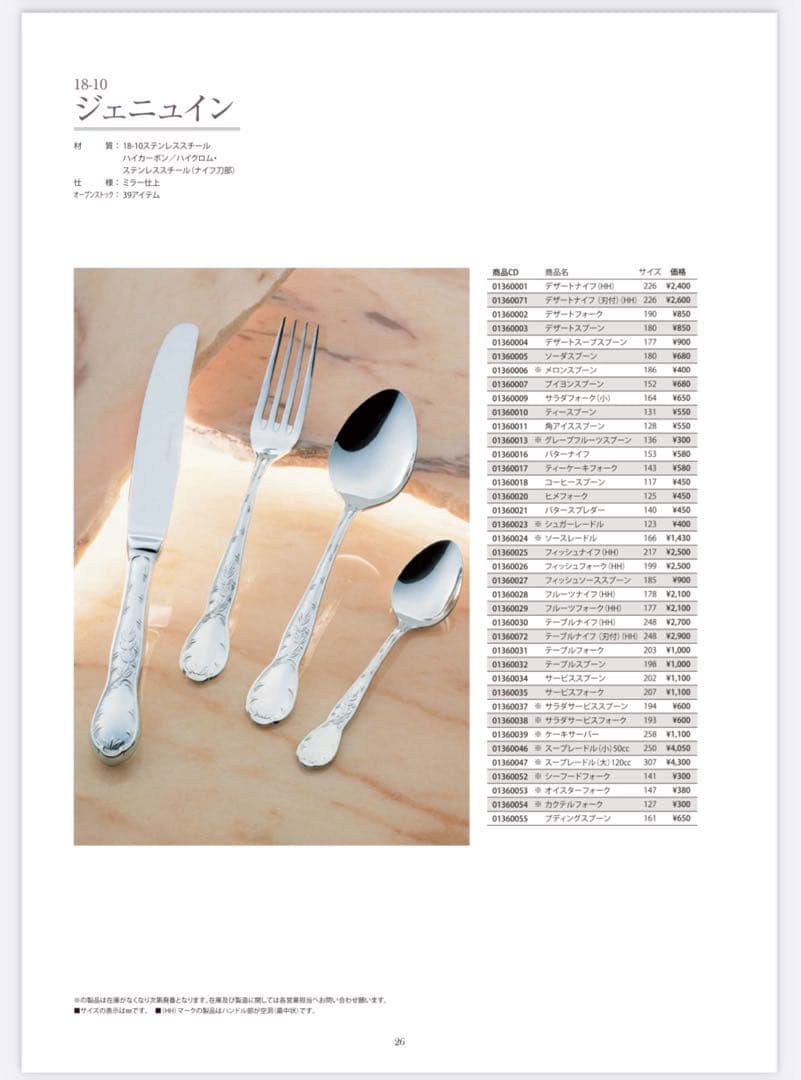 Saks サクライ　カトラリーセット　ジェニュイン　ディナーセット　32本セット