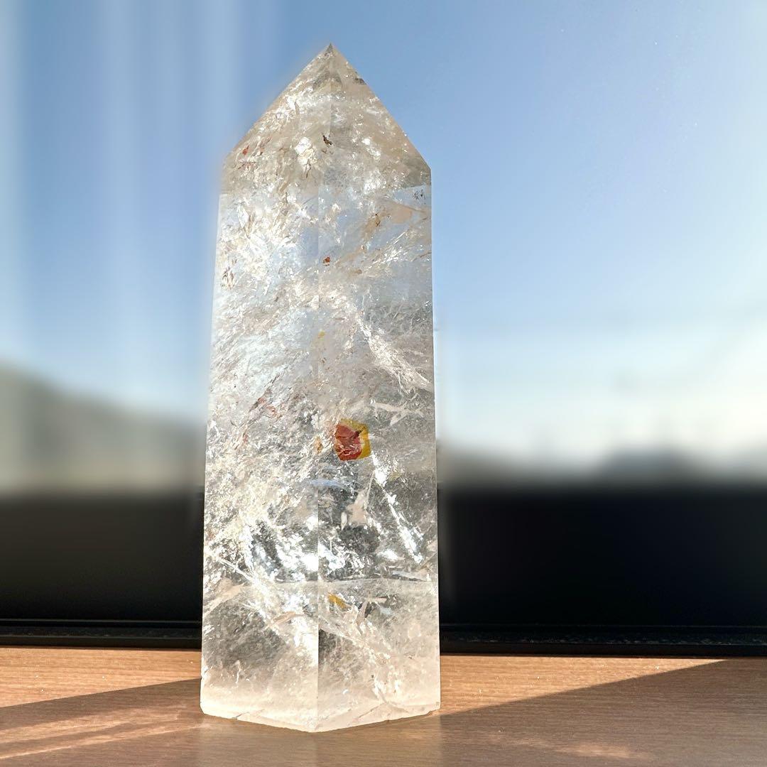 オーロラクォーツ　ライモナイト　ポイント　タワー　天然石