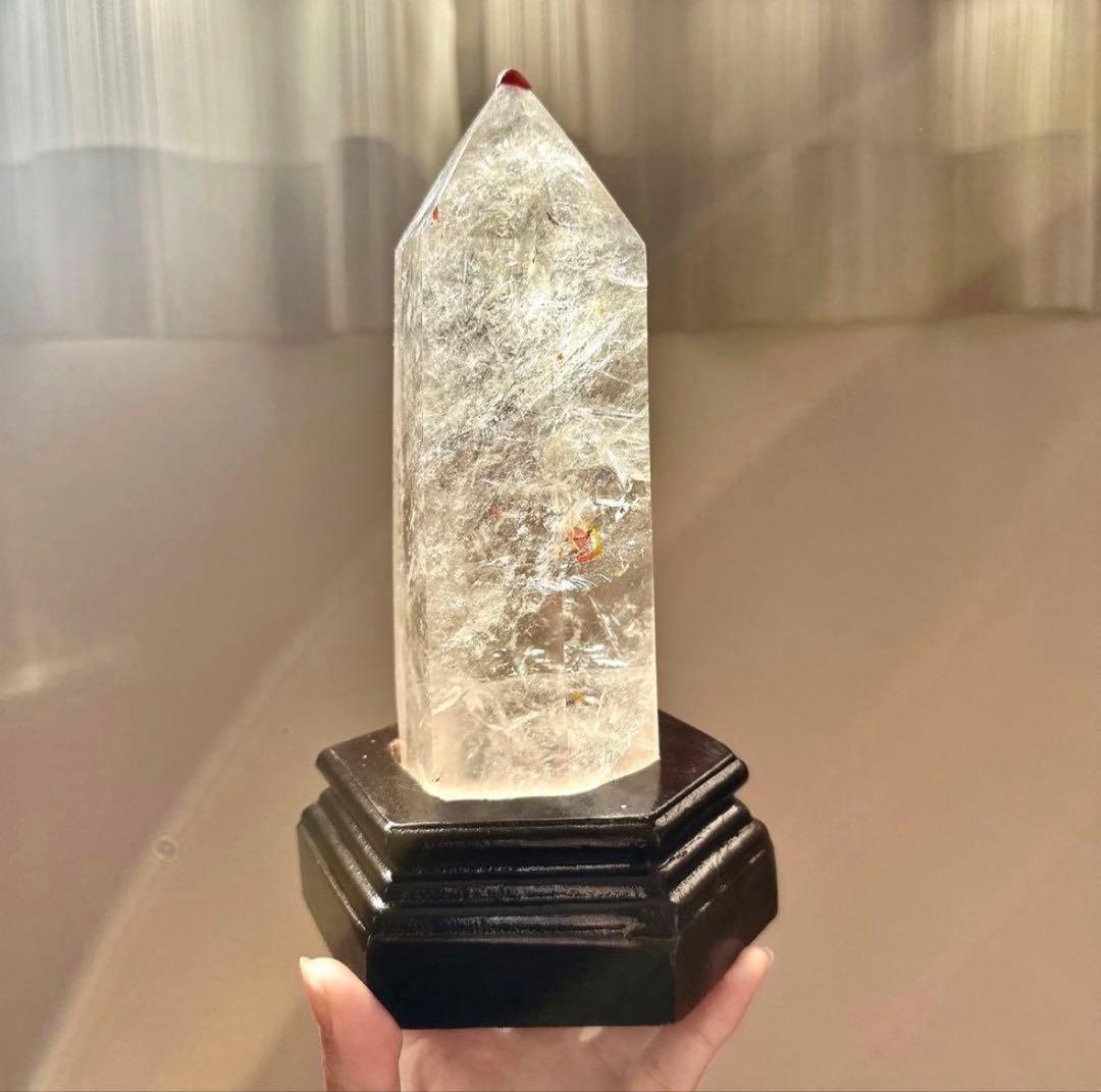 オーロラクォーツ　ライモナイト　ポイント　タワー　天然石