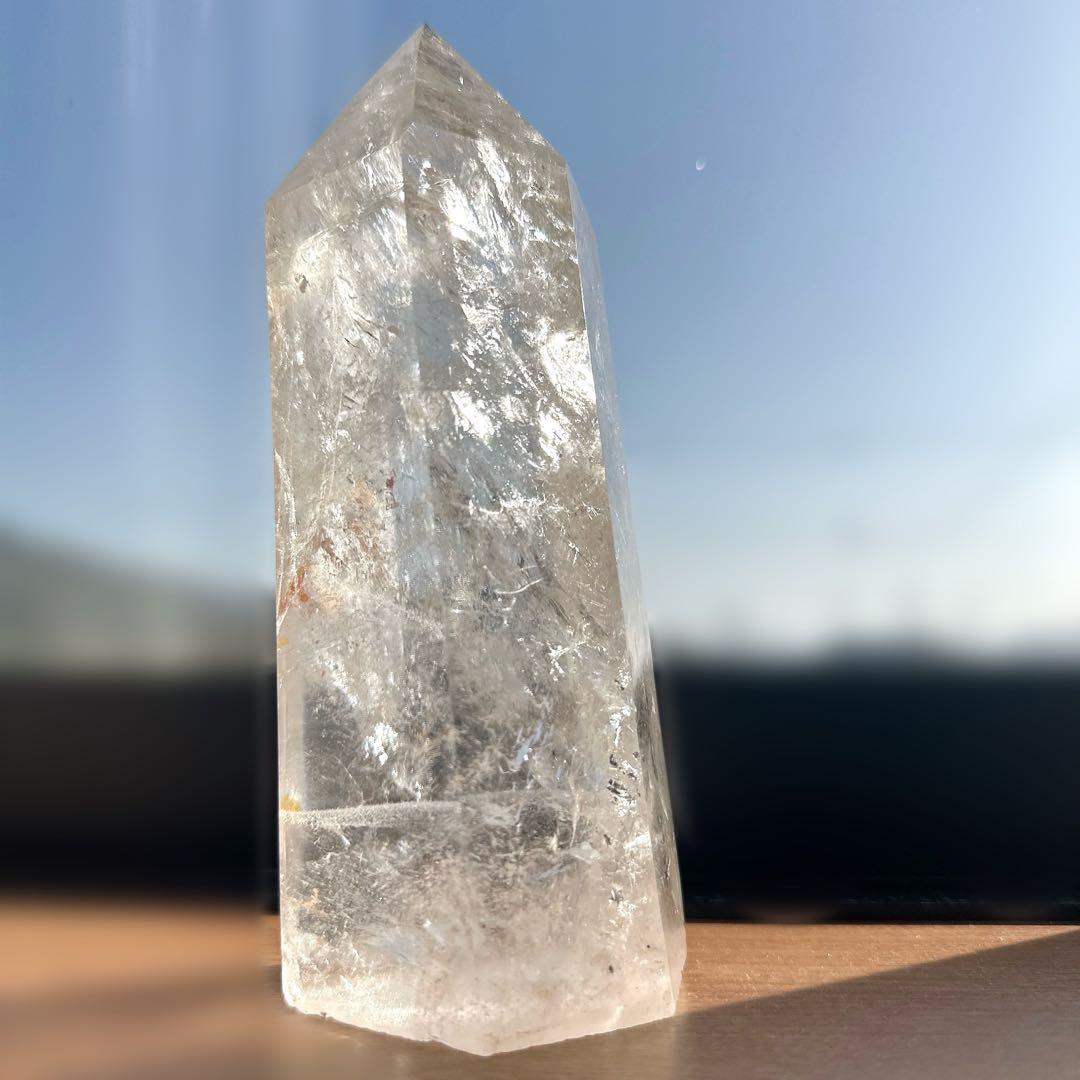 オーロラクォーツ　ライモナイト　ポイント　タワー　天然石