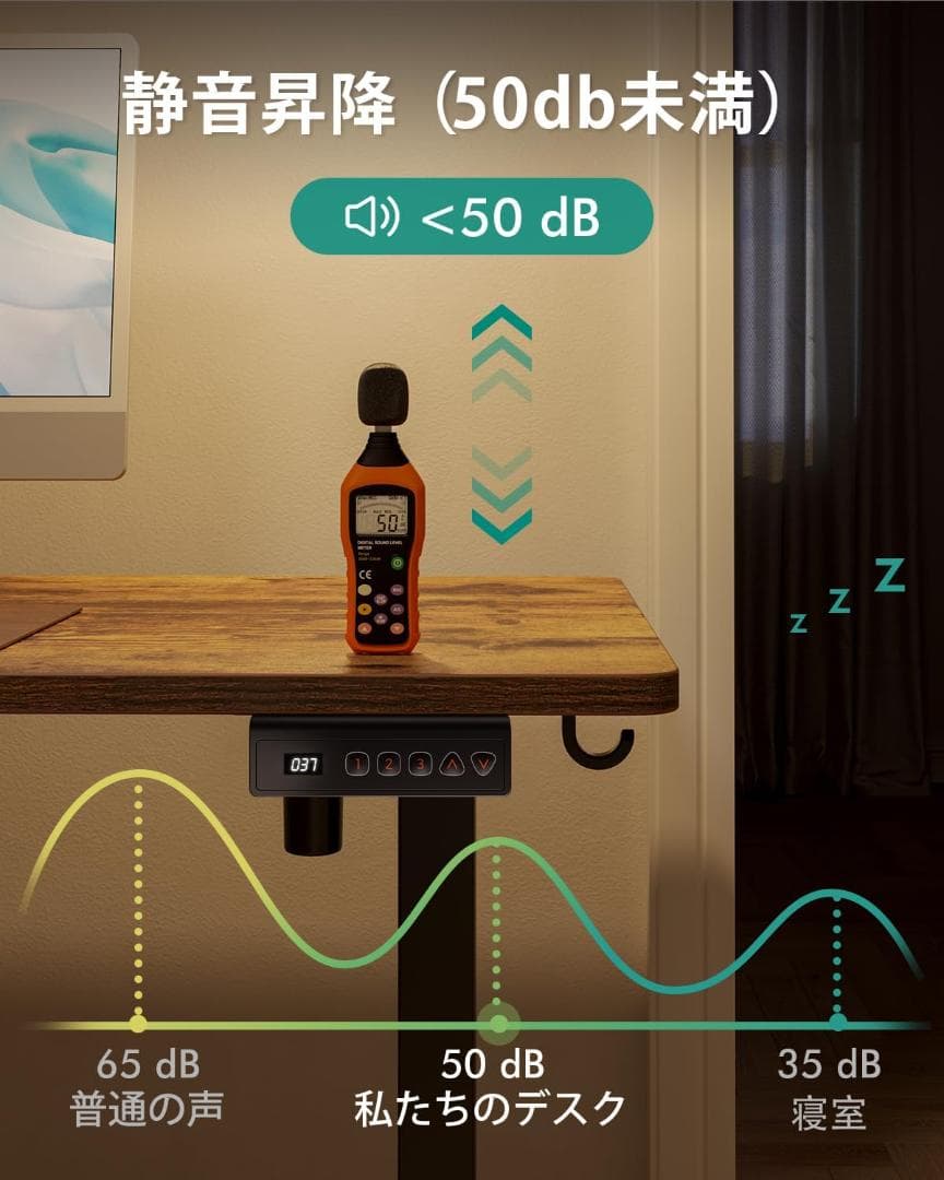 【未開封品】電動 昇降式デスク スタンディングデスク