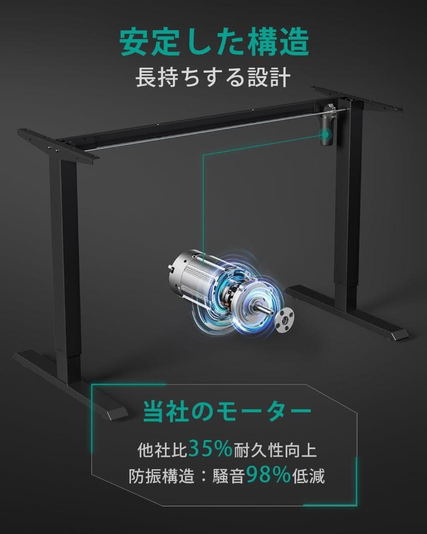 【未開封品】電動 昇降式デスク スタンディングデスク