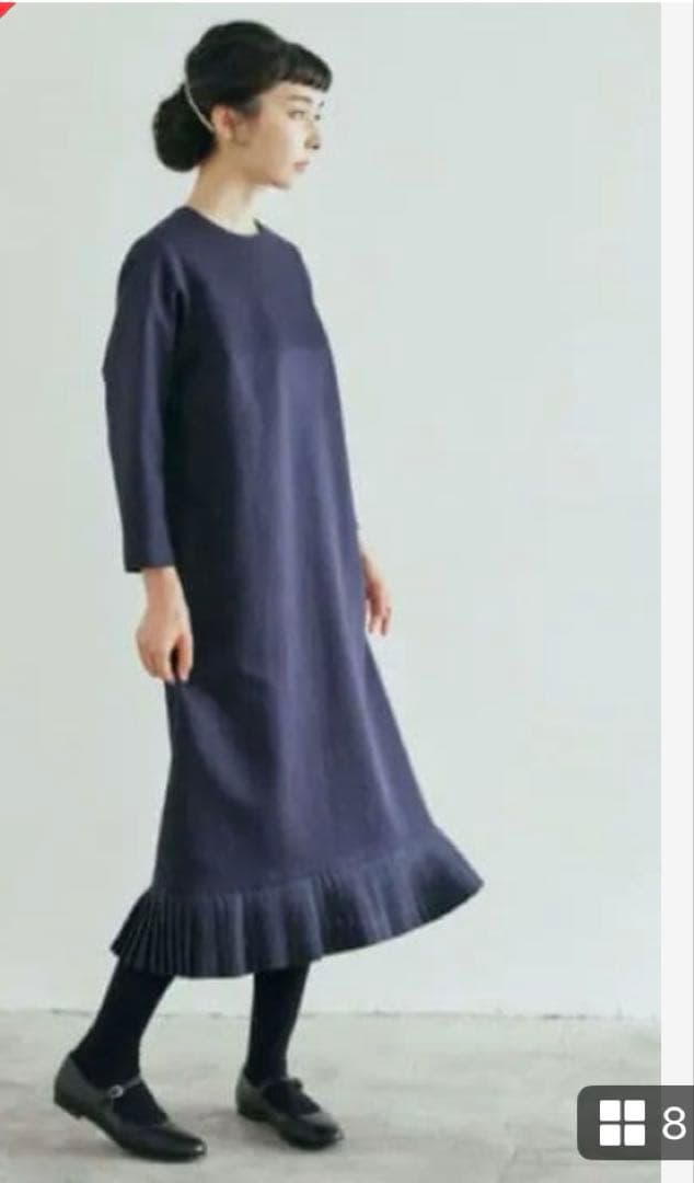 shimop　中川政七商店　重ね襞のジャケットandワンピース