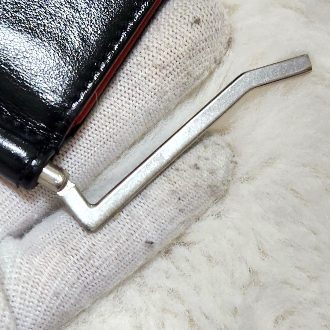 ✨極美品　付属品完備　希少✨サンローラン　マネークリップ　二つ折り　バイカラー