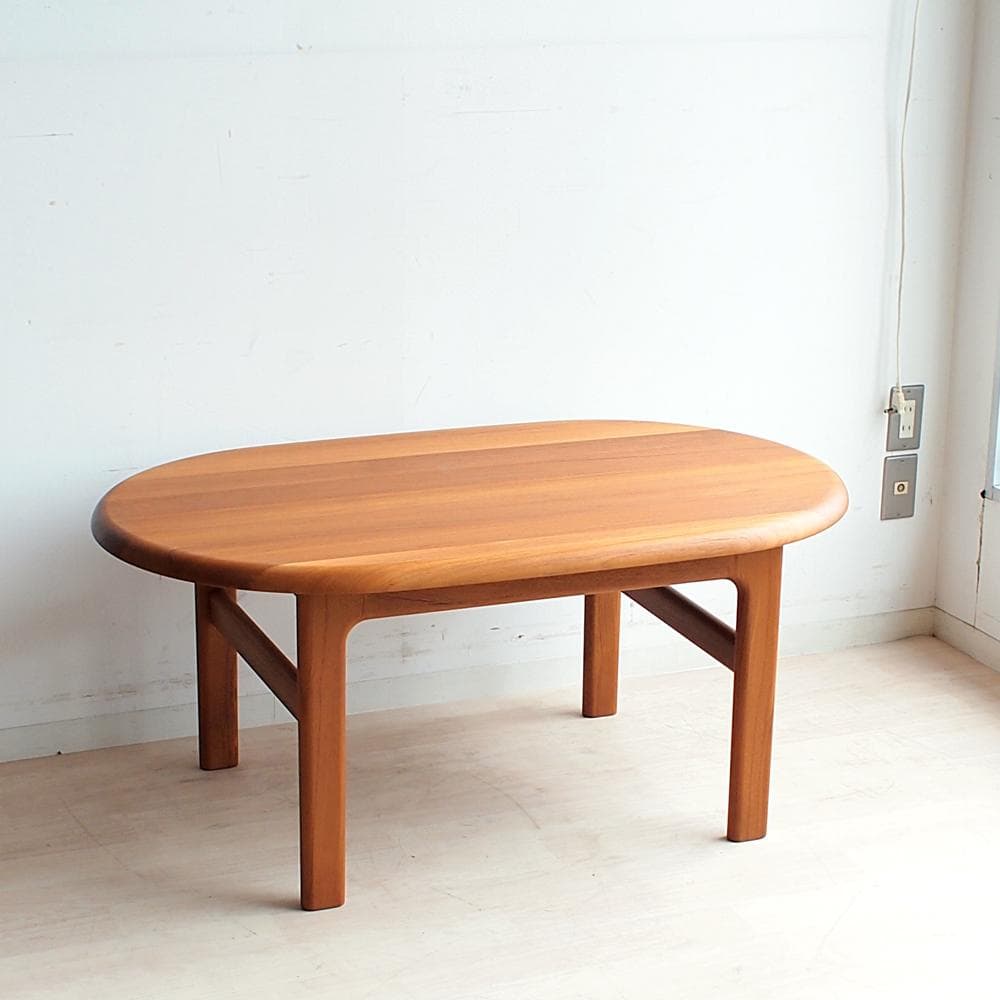 デンマーク製 チーク無垢材 コーヒーテーブル 北欧ビンテージ ZR24118