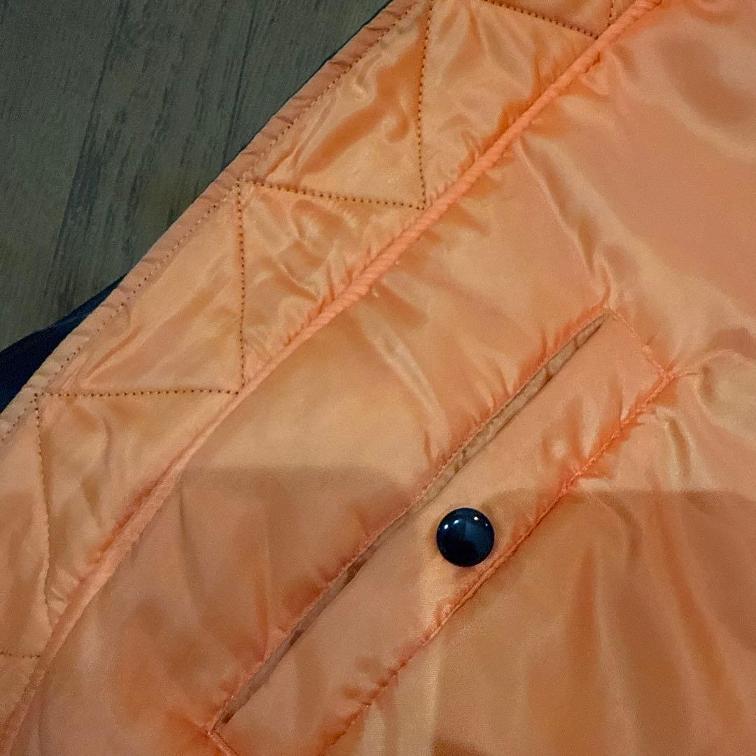 BEAMS MA-1 リラックスフィット 中綿ジャケット　ブラックM