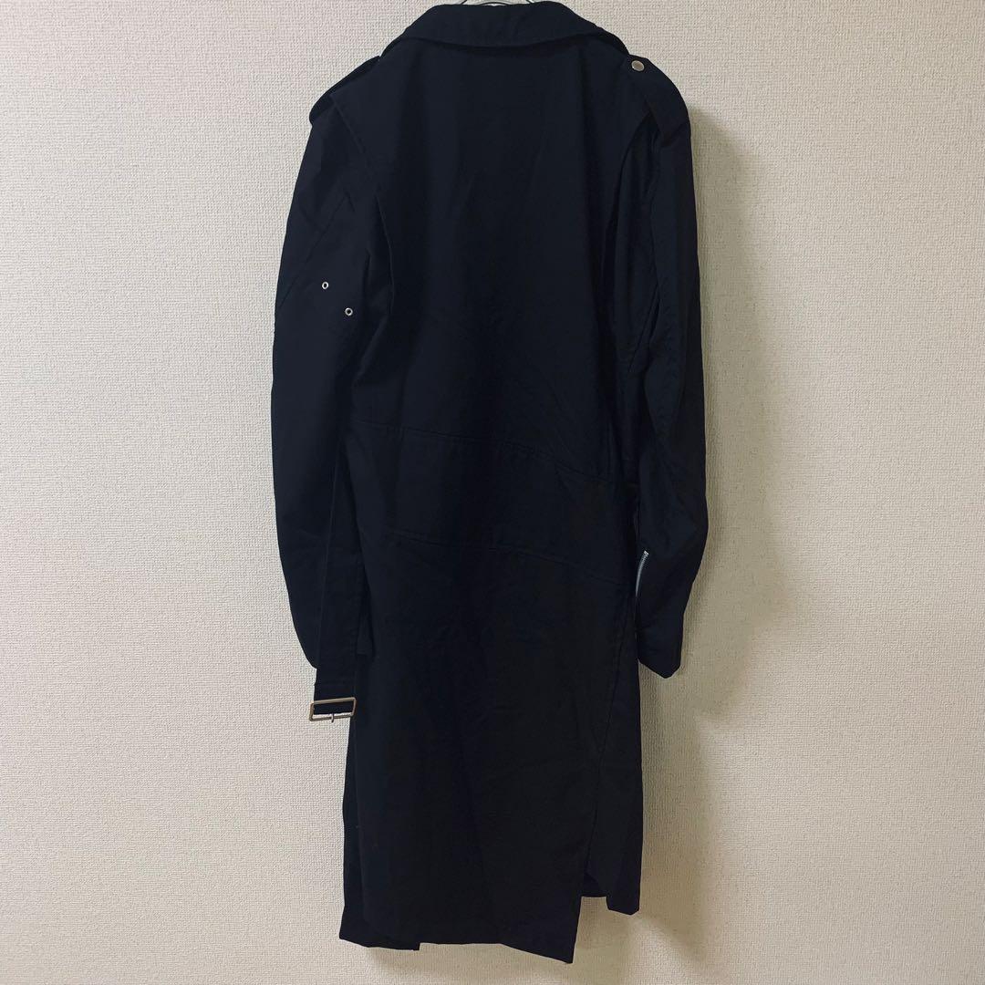 BLACK COMME des GARCON ライダースコート　ねじれ　黒　XL