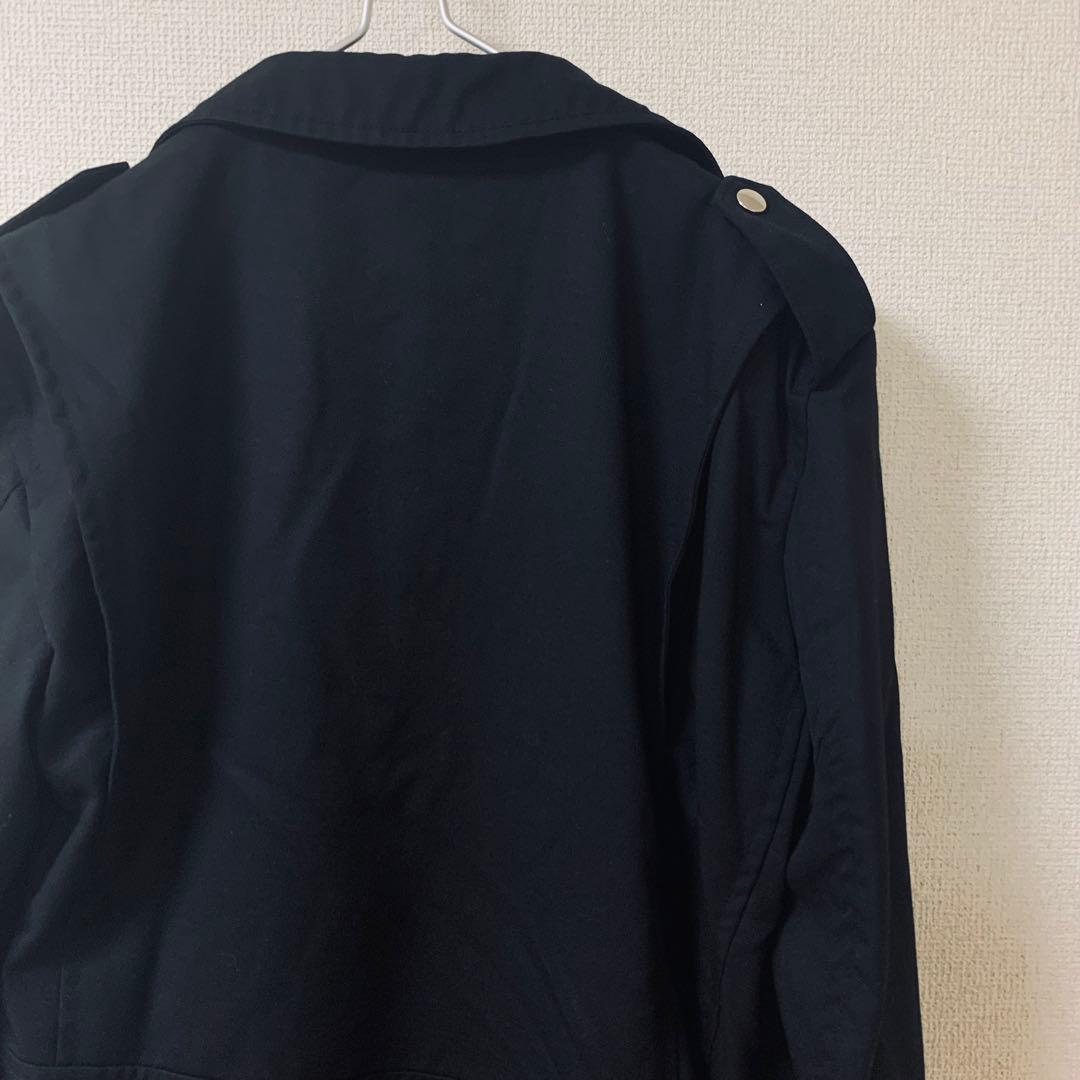 BLACK COMME des GARCON ライダースコート　ねじれ　黒　XL