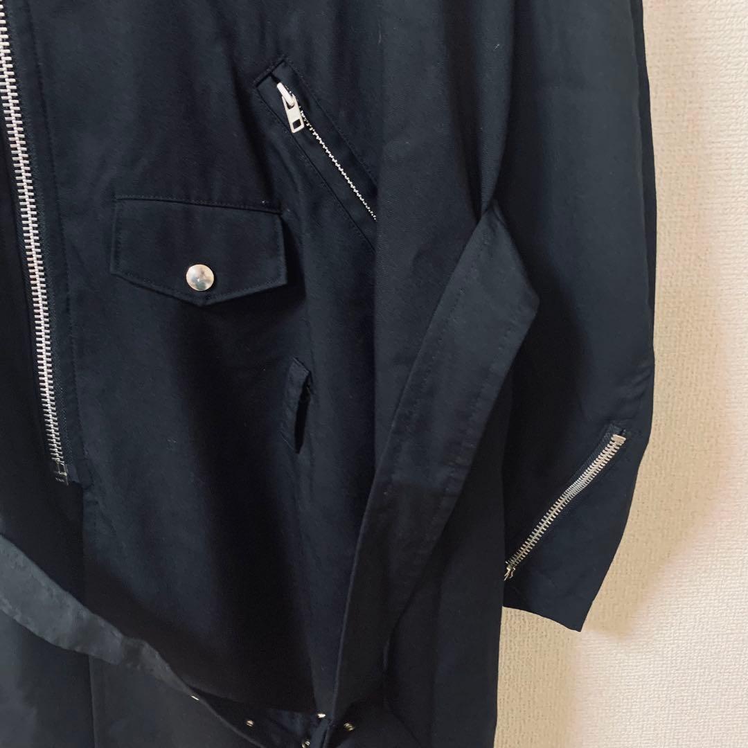 BLACK COMME des GARCON ライダースコート　ねじれ　黒　XL