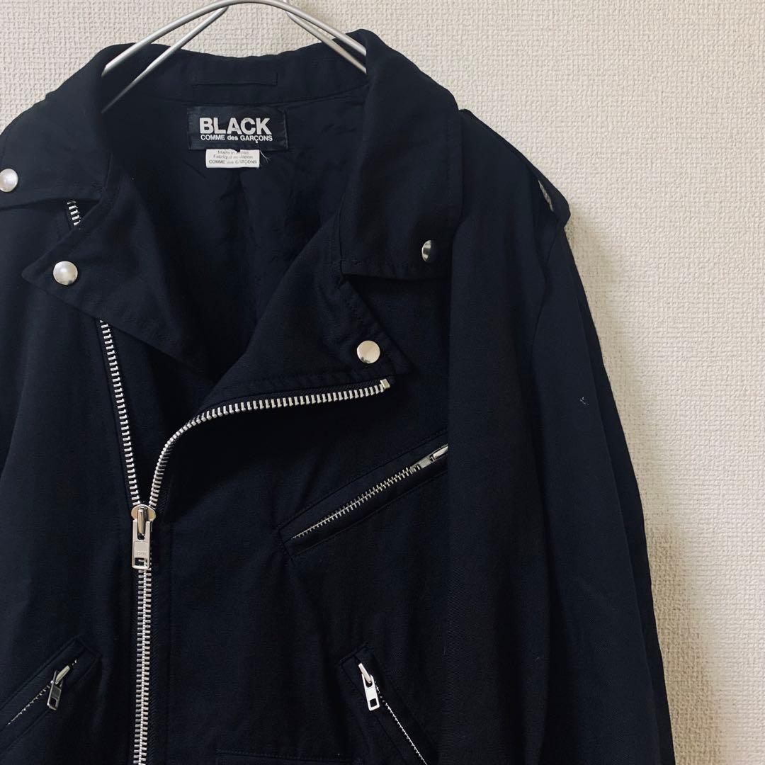 BLACK COMME des GARCON ライダースコート　ねじれ　黒　XL