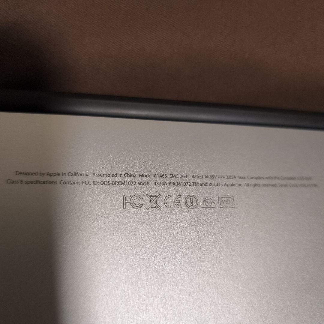 MacBook本体 MacBook Air 11 2013 | i7 | 8GB | 256GB