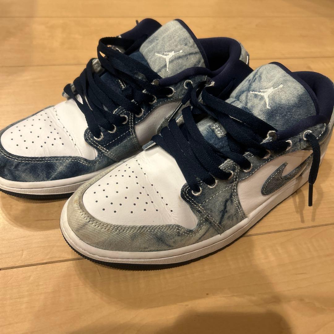 箱無し‼️Nike AirJordan1 Low デニム 27.5cm