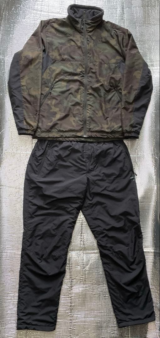 チ*2様 ダイワ ウォームアップスーツ カモフラ柄 防寒 DI-52008 サイ