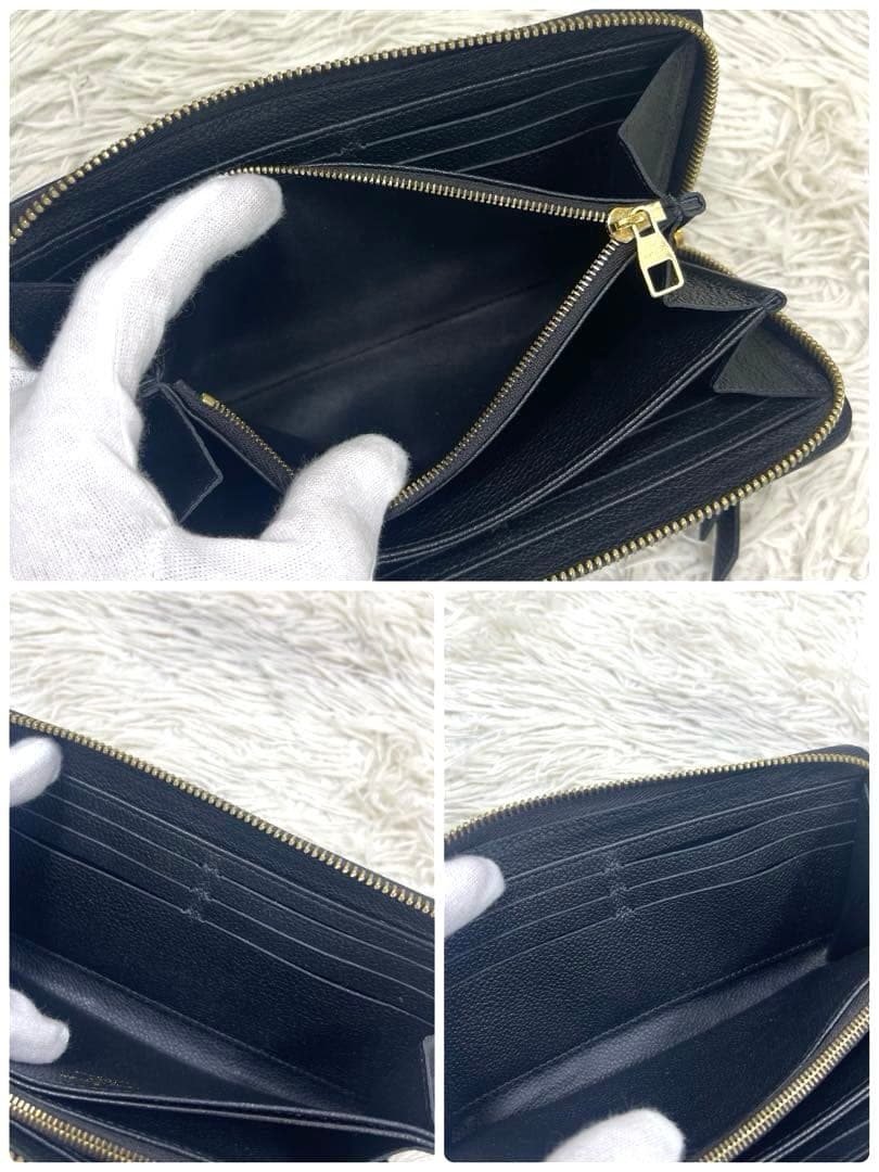 美品‼️ ルイヴィトン　長財布　ジッピーウォレット　モノグラム　アンプラント