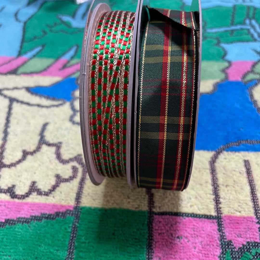 クリスマス用リボン計り売り