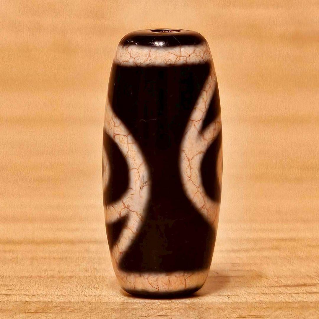 【ikeko】鳳凰眼天珠【龍紋老玉髄】