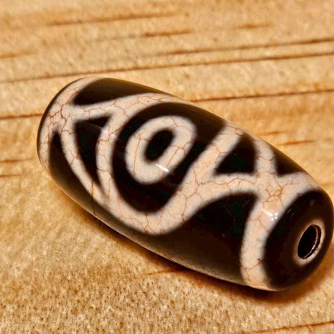 【ikeko】鳳凰眼天珠【龍紋老玉髄】