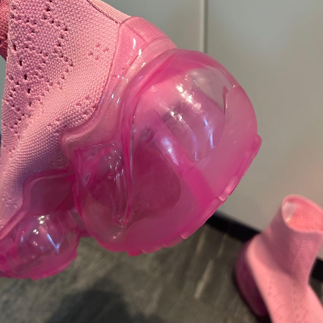 grounds moopie レースニットブーツ ピンク