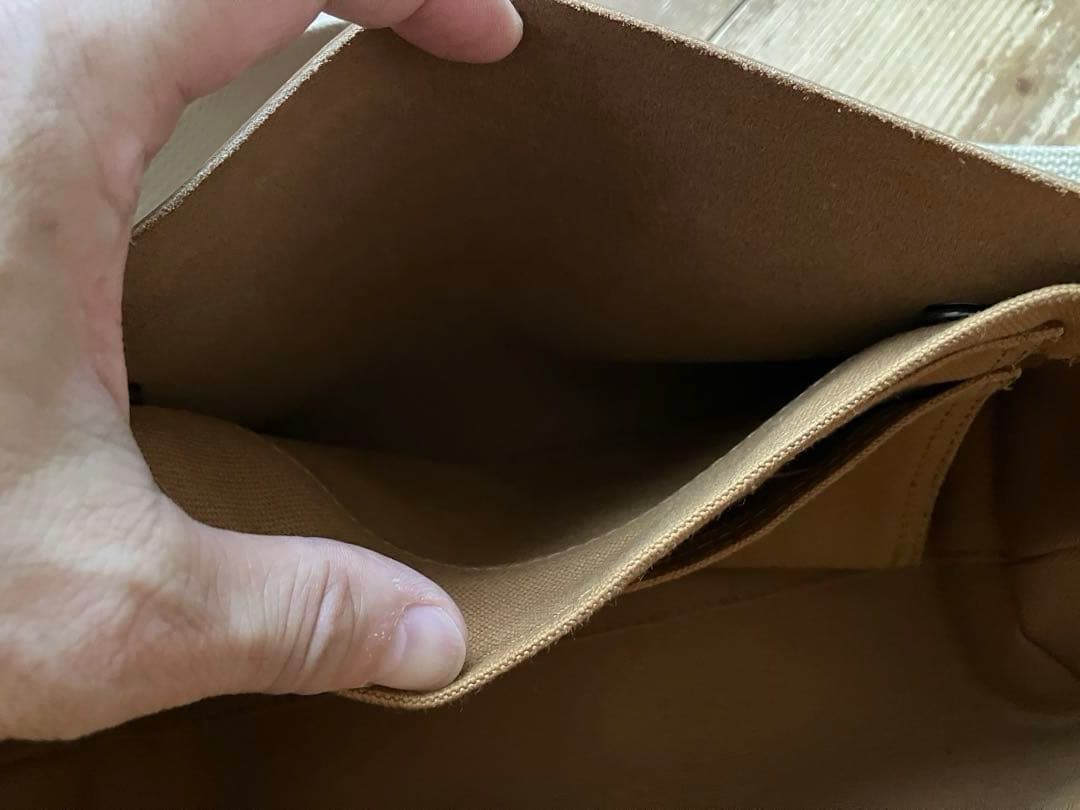 Uni&coユニ&コー メッセンジャーバッグ 茶色 キャメル 超美品