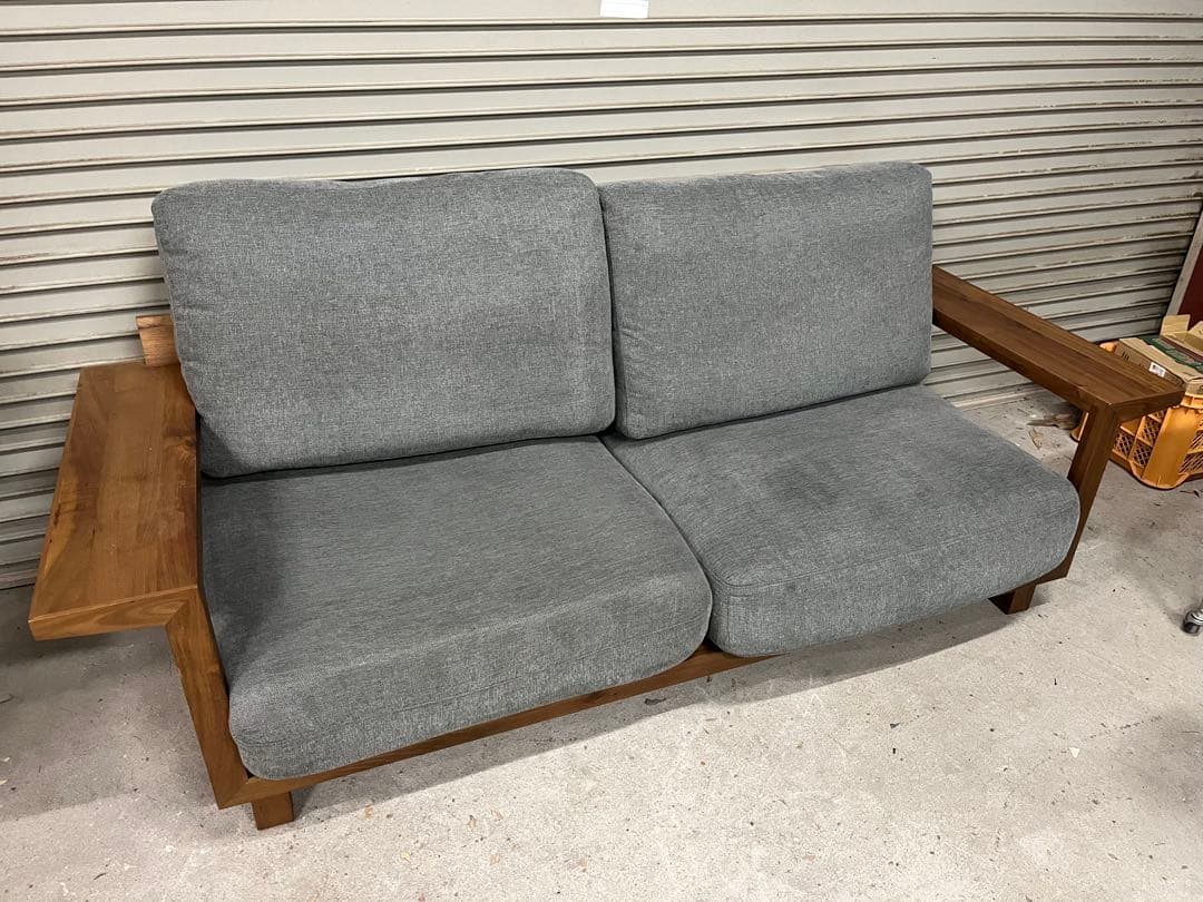 ☆マスターウォール 2.5人がけソファ ウォールナット オーダーメイド