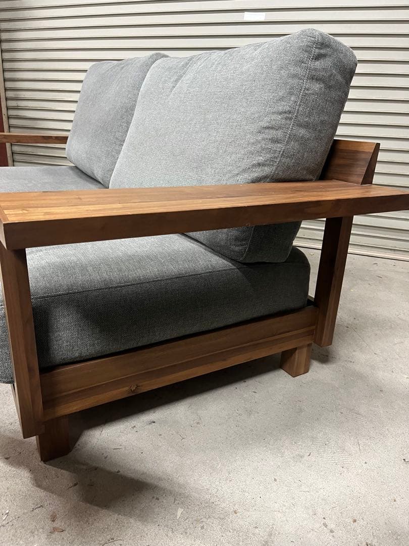 ☆マスターウォール 2.5人がけソファ ウォールナット オーダーメイド